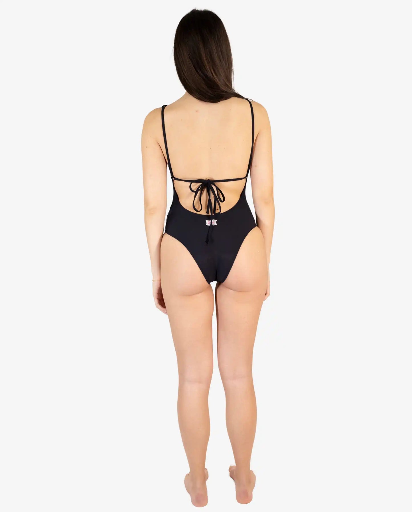 Costume Intero Nero Assoluto - Olivia Pink
