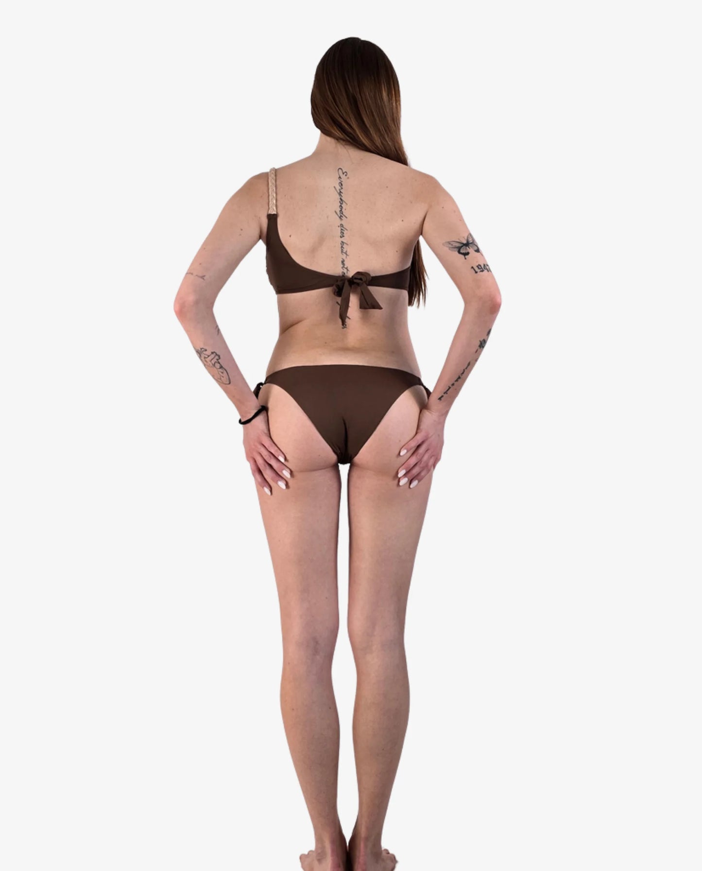 Bikini Monospalla Marrone Cioccolato — Vista Mare