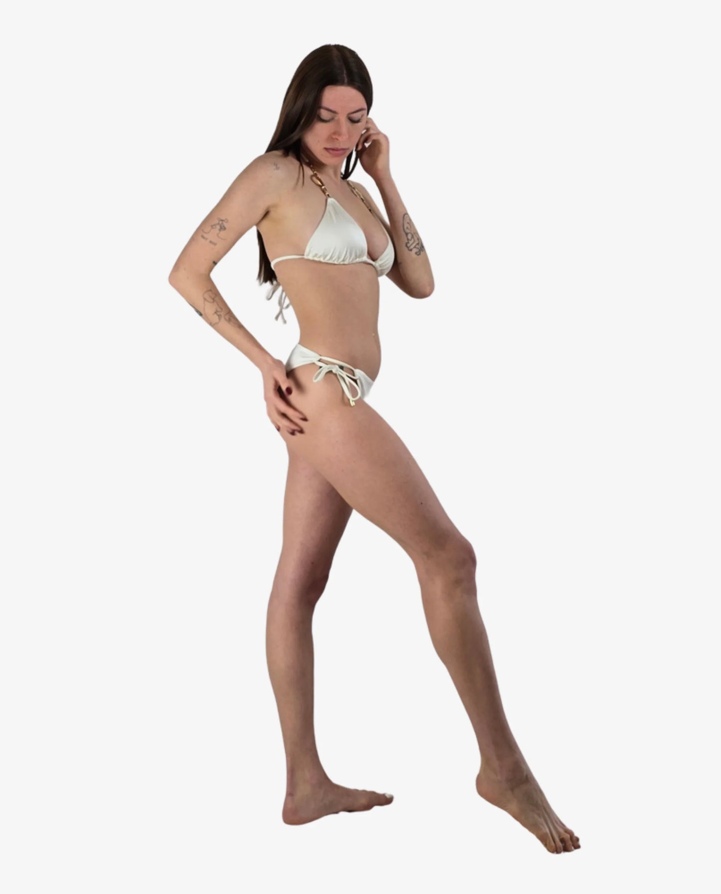 Bikini Triangolo Miss Bikini Bianco e Nero