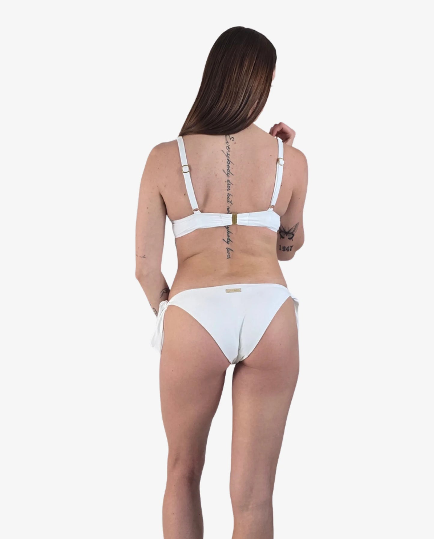 Bikini Triangolone Bianco/Rosso – Genius