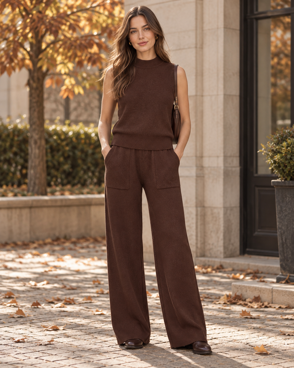 Pantalone Marrone Iconique