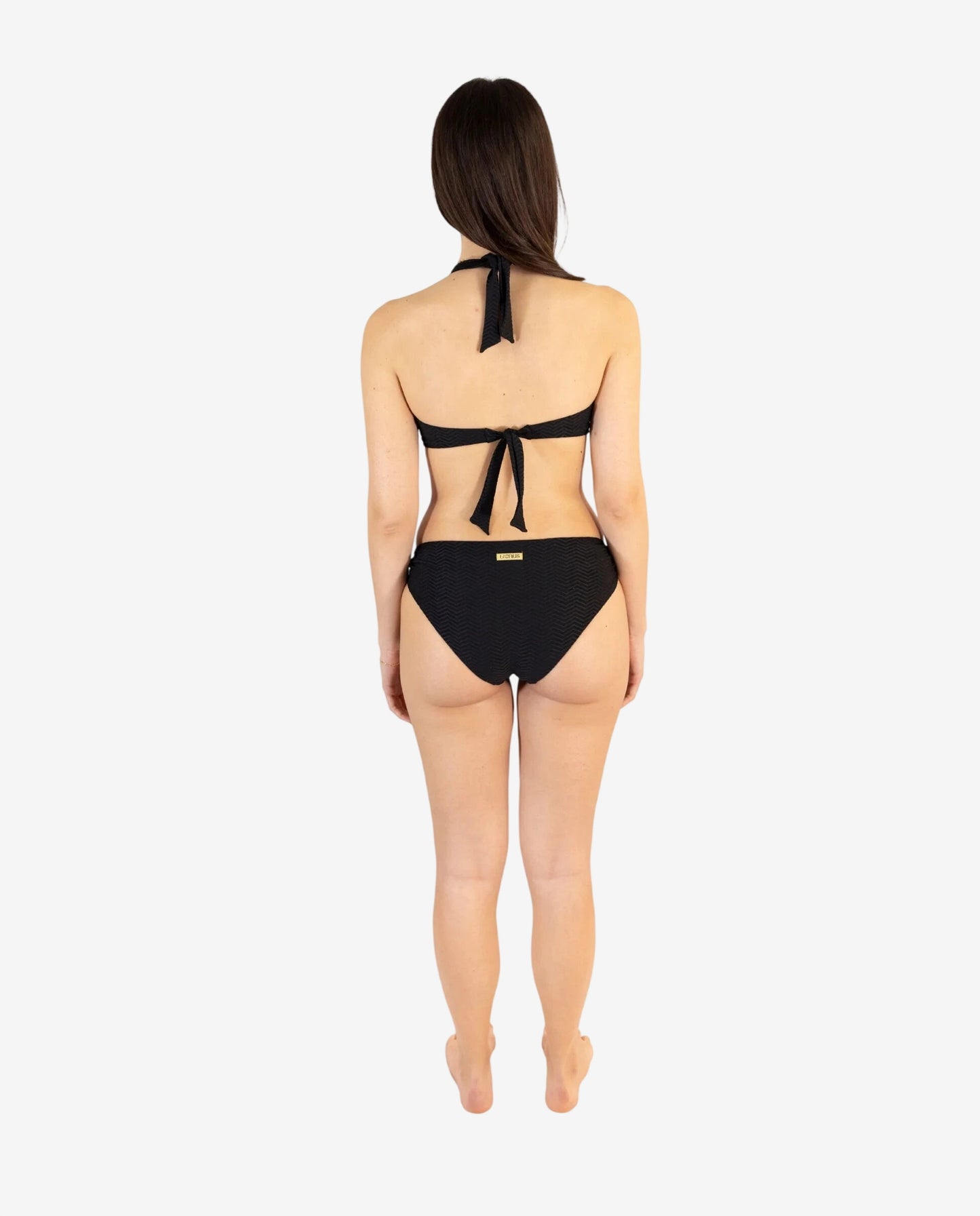 Bikini Vela Operato Nero/Avorio – Genius
