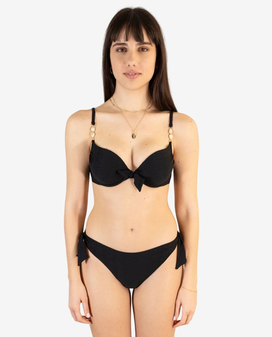 Bikini Push-up Operato Nero/Avorio – Genius