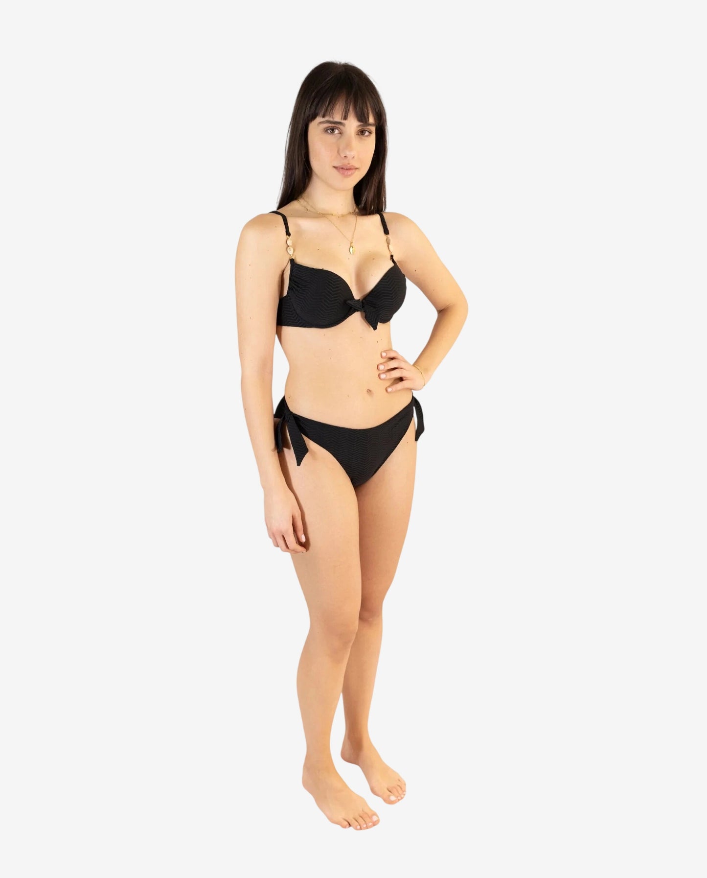 Bikini Push-up Operato Nero/Avorio – Genius