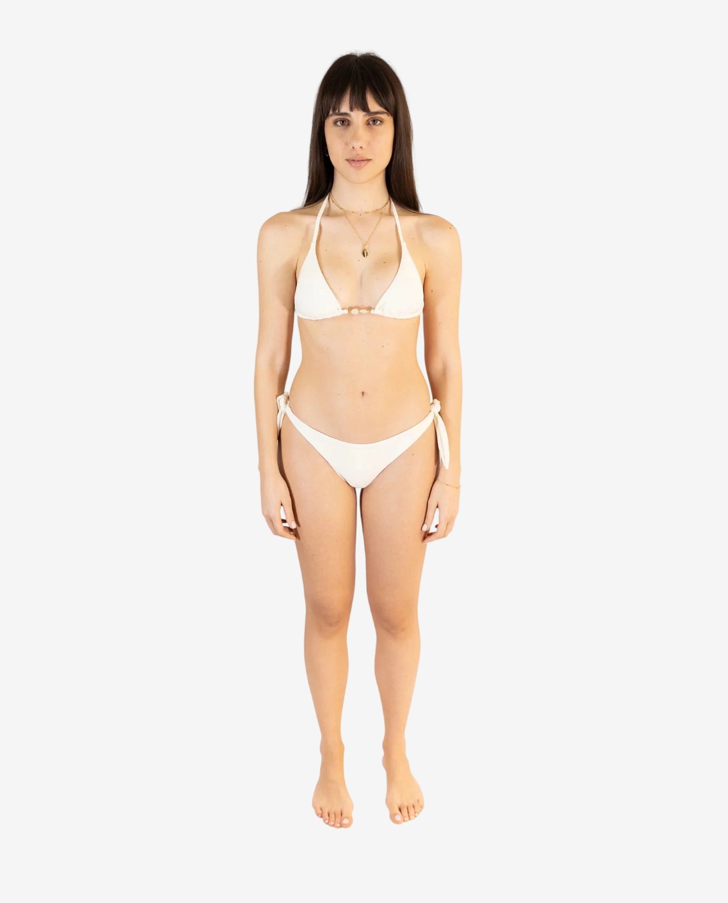Bikini Triangolo Operato Nero/Avorio – Genius