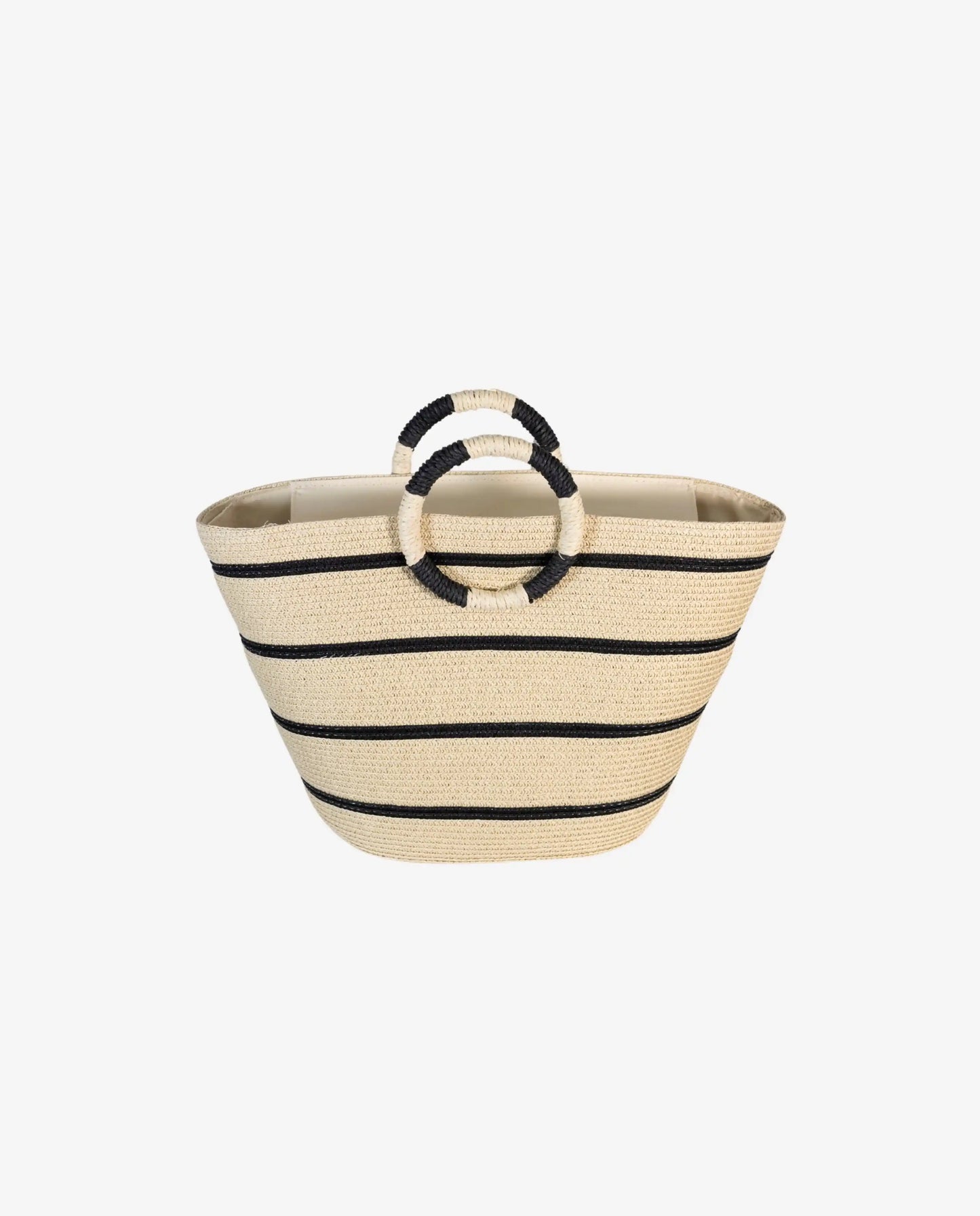 Borsa da Spiaggia Riga Nera - Iconique