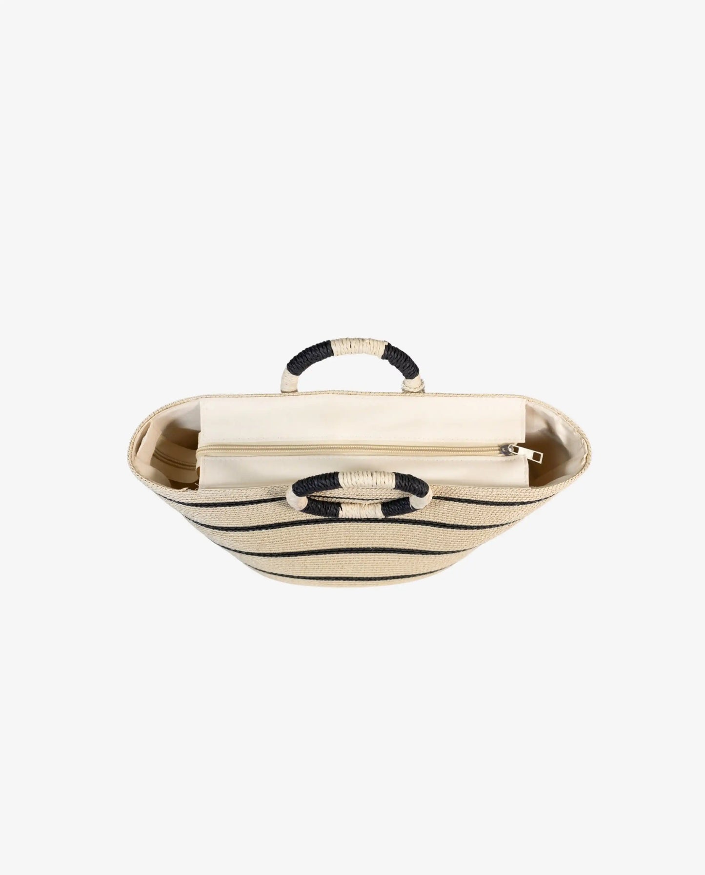 Borsa da Spiaggia Riga Nera - Iconique