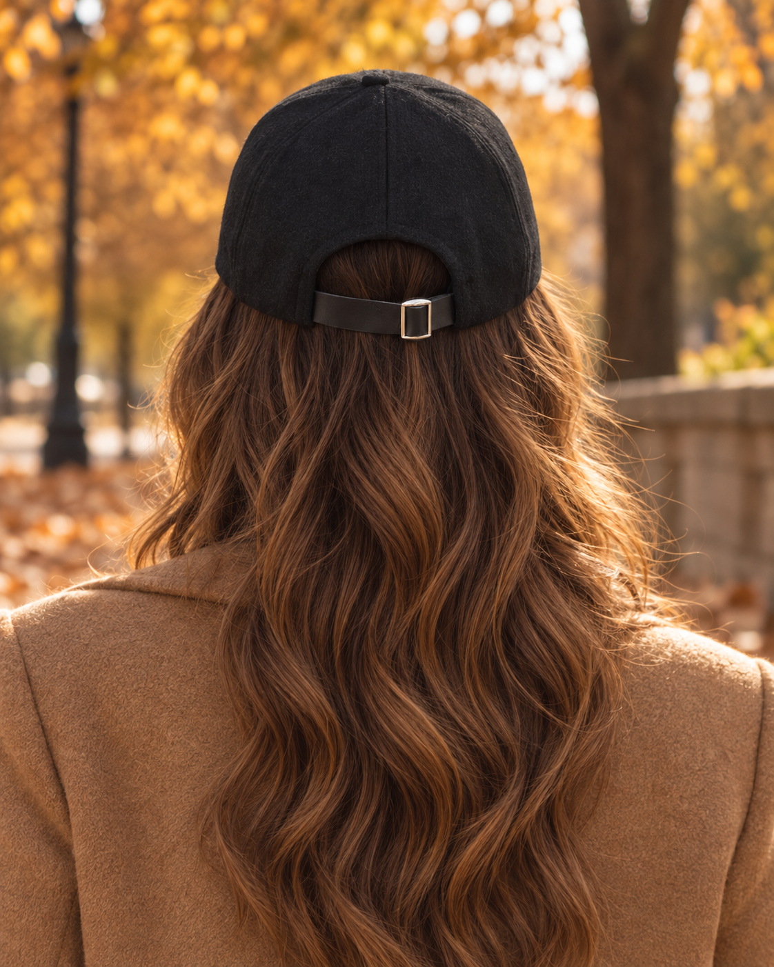Cappello con Visiera Nero Iconique