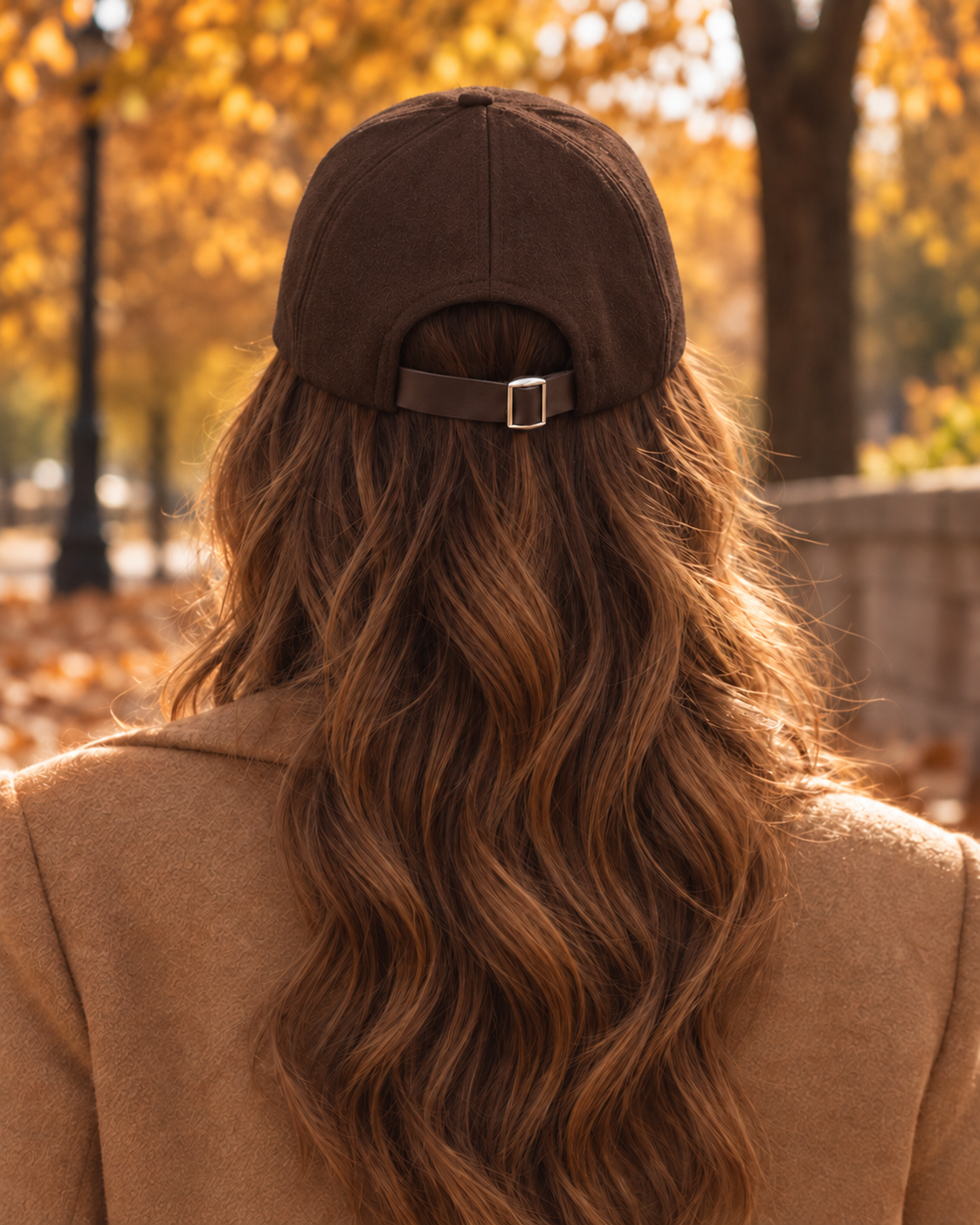 Cappello con Visiera Marrone Iconique