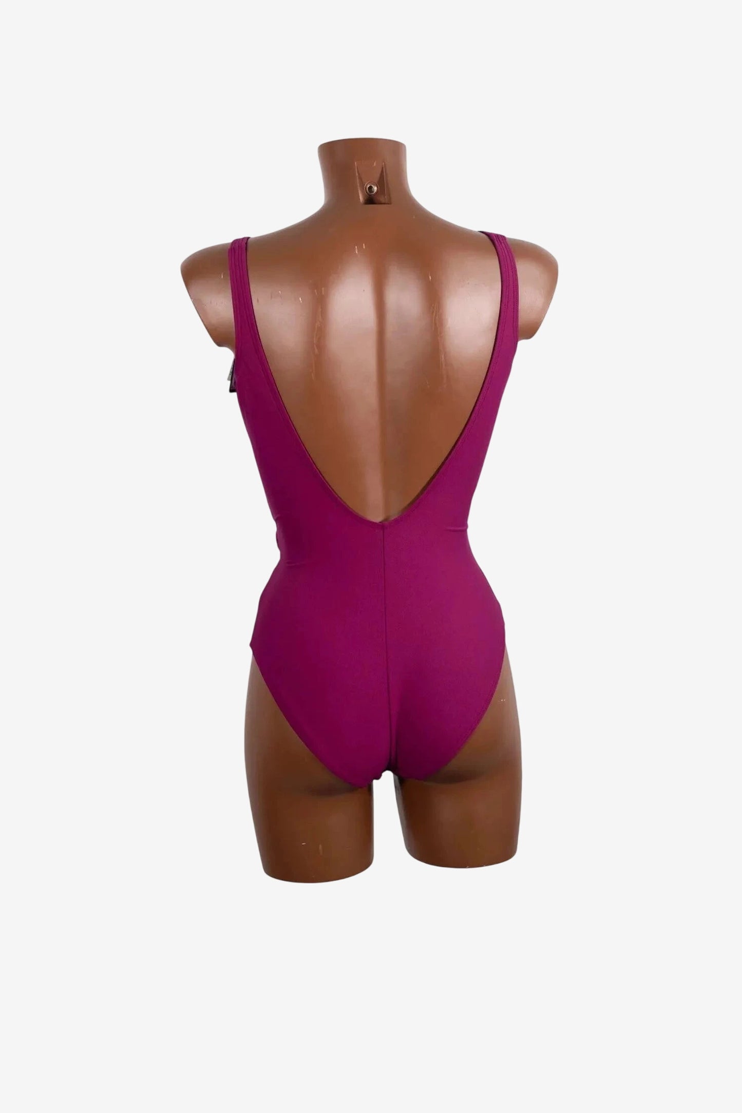 Costume intero Roidal bordeaux con scollo profondo sulla schiena.