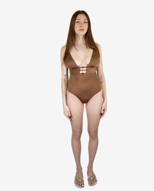 Costume Intero Marrone con Accessorio – Otro Amor