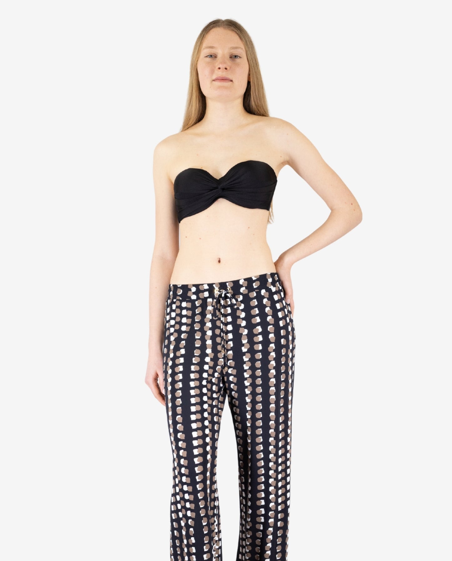 Pantalone Palazzo Bambu Nero