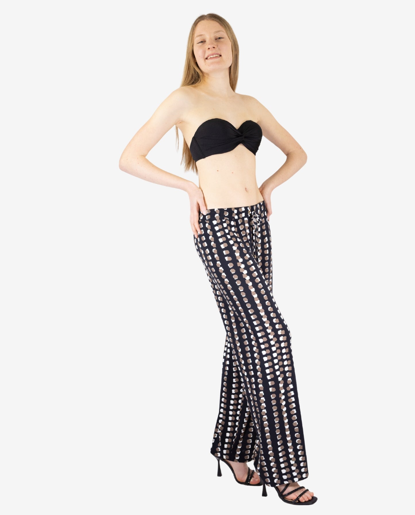 Pantalone Palazzo Bambu Nero
