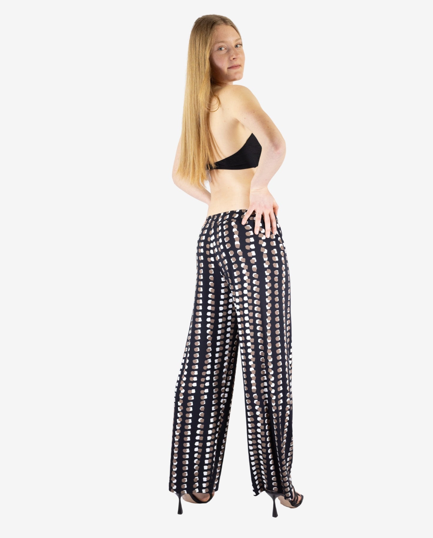Pantalone Palazzo Bambu Nero