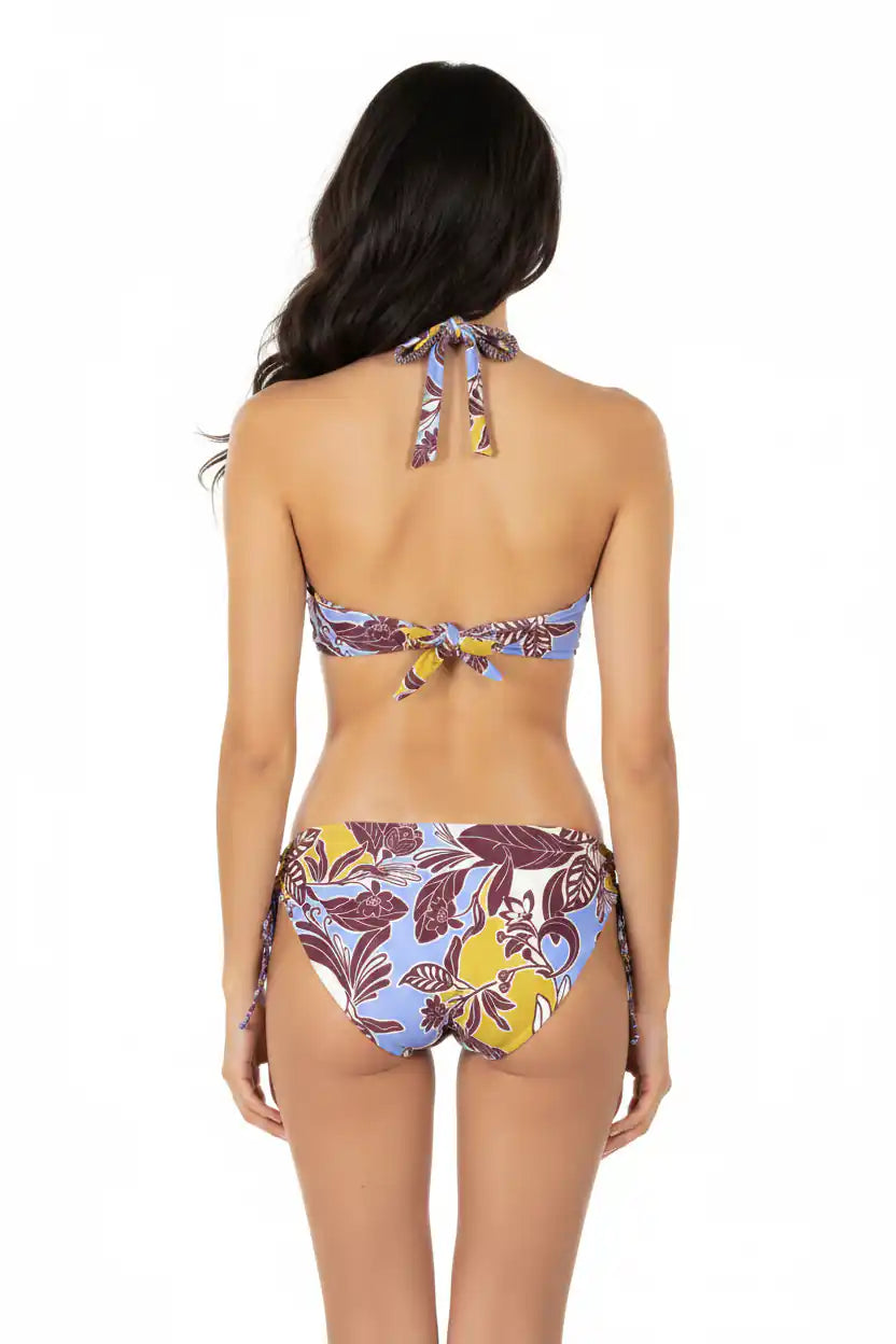 Bikini Azzurro/Giallo - Vista Retro