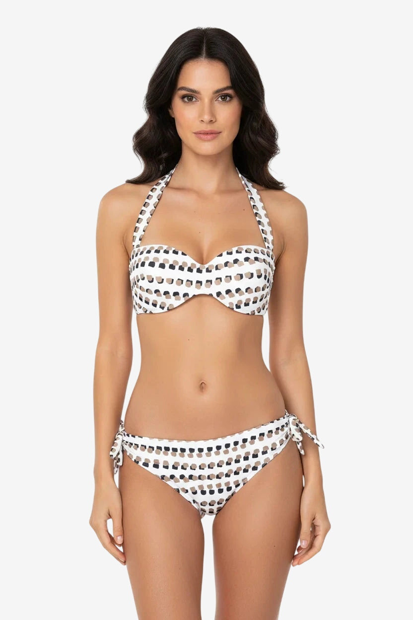 Bikini Balconette Bambù Bianco – Roidal