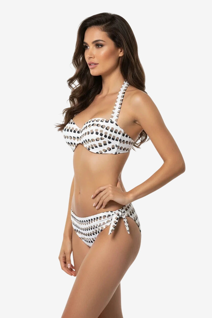 Bikini Balconette Bambù Bianco – Roidal