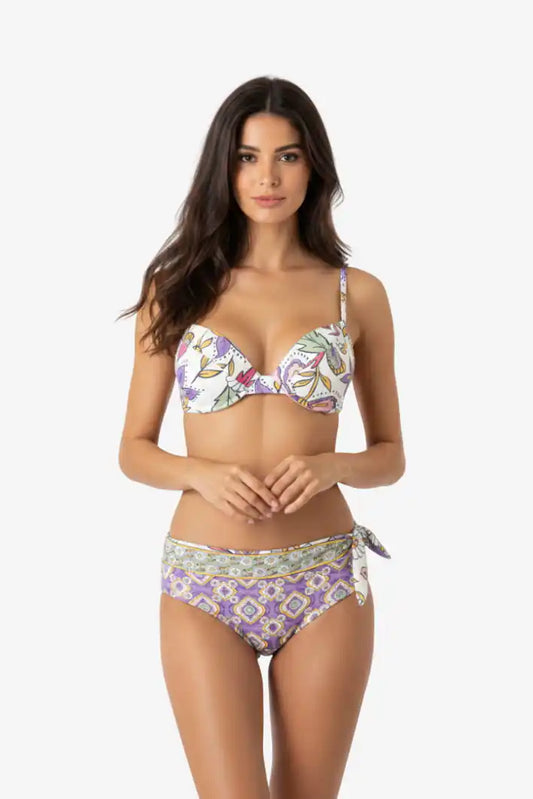 Bikini Boho Mix-Print - Vista Frontale
