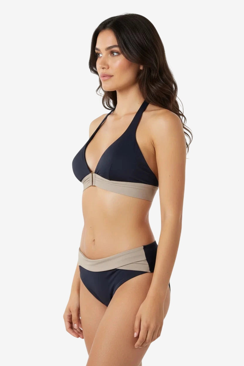 Bikini Triangolone Nero/Fango – Roidal