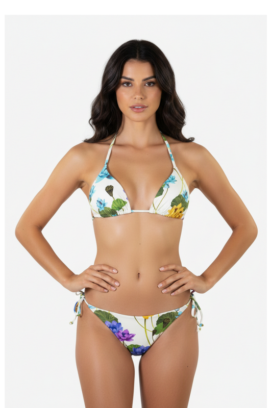 Bikini loto avorio fronte