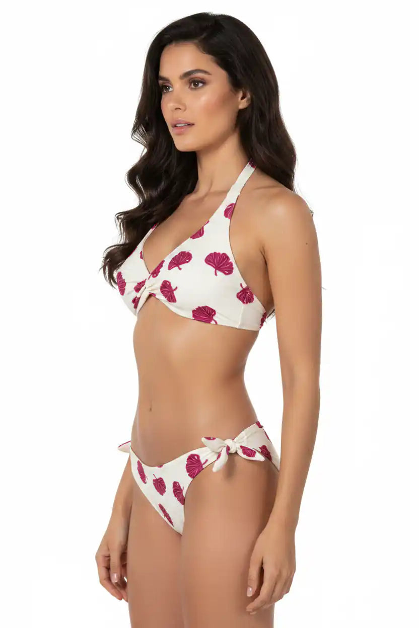 Bikini monstera avorio lato