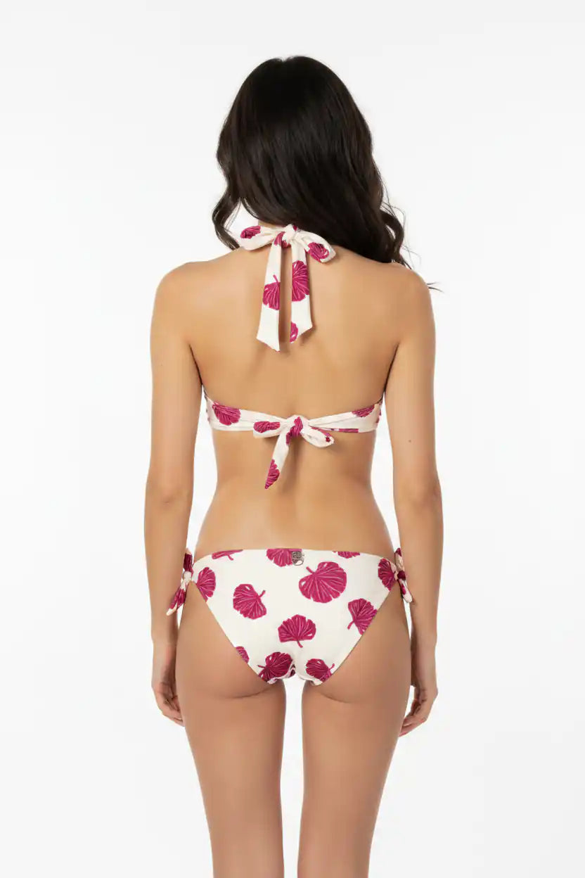 Bikini monstera avorio retro
