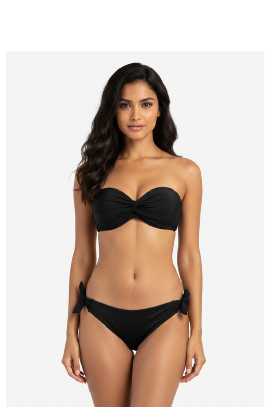 Bikini nero frontale