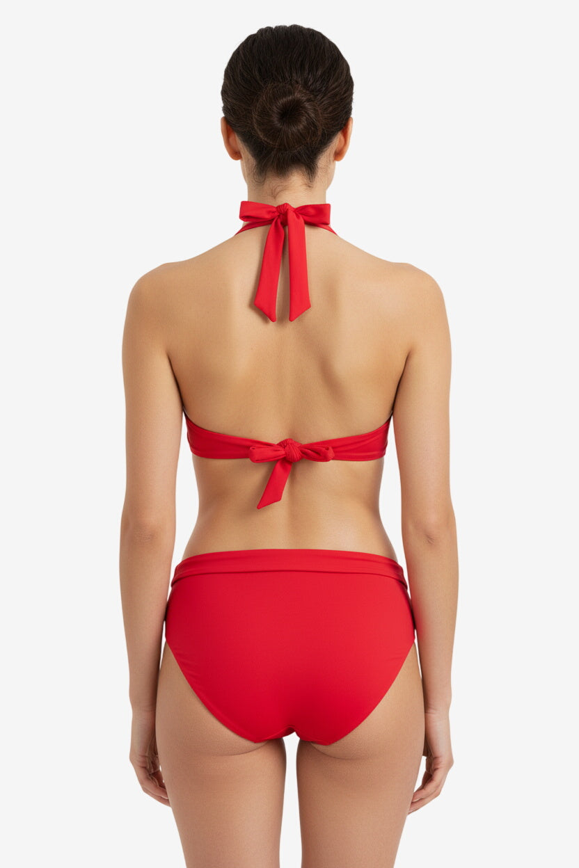 Bikini rosso retro