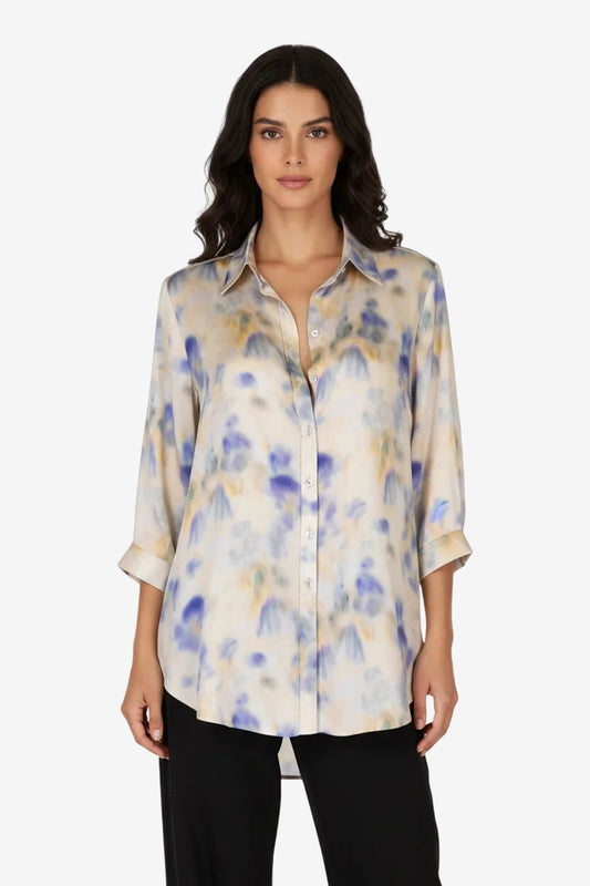 Camicia Corta Fantasia Avorio – Otro Amor