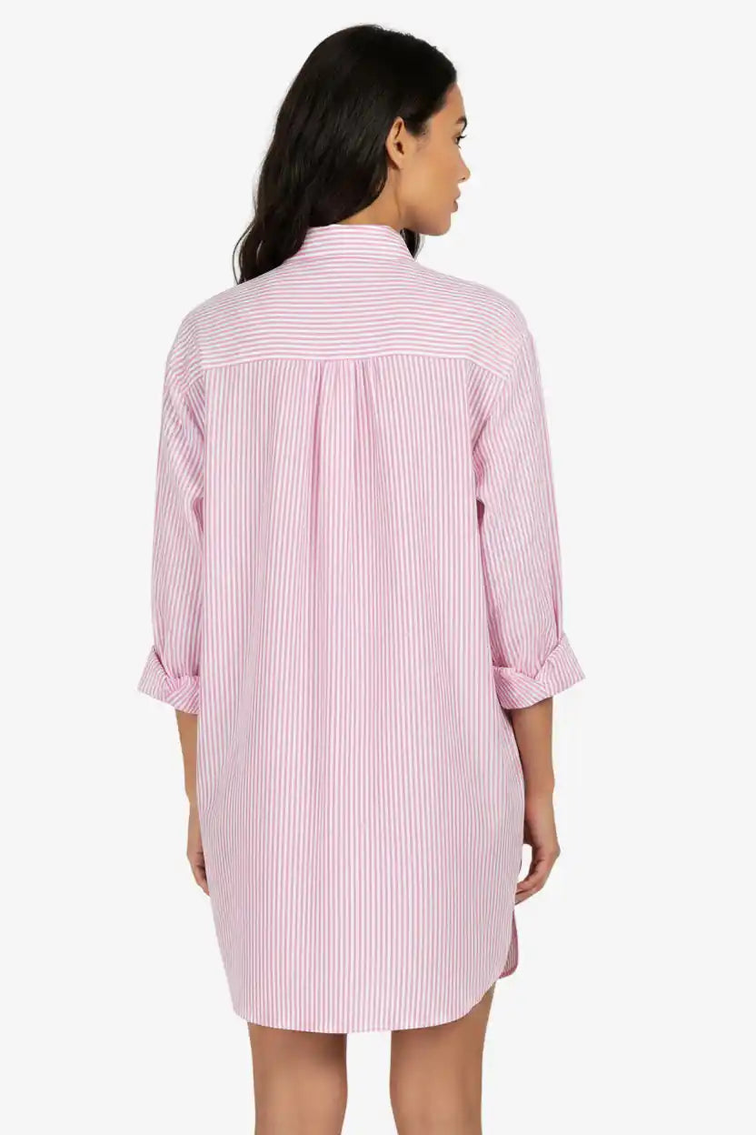 Camicione Rosa Righe - Vista Retro