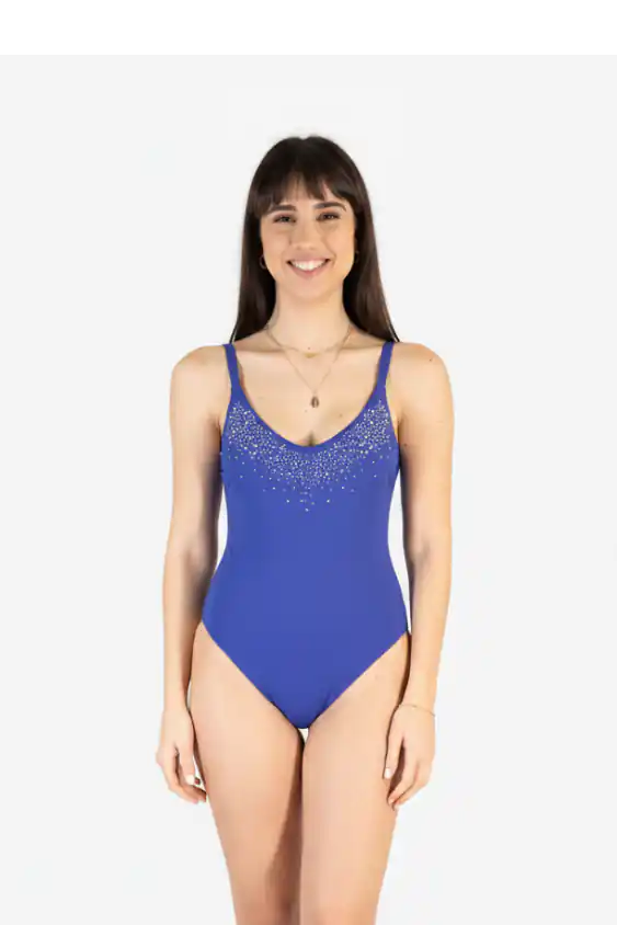 Costume Intero Blu - Vista Frontale