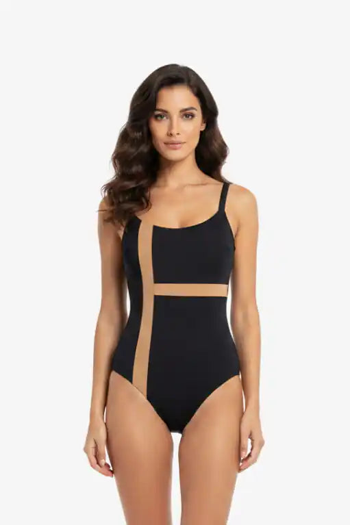 Costume Nero/Cammello - Vista Frontale