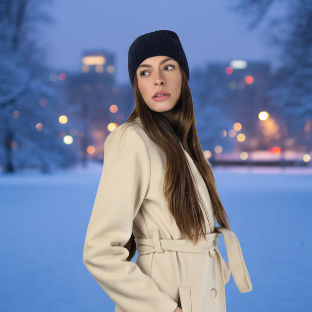 Cuffia Navy Parco Neve