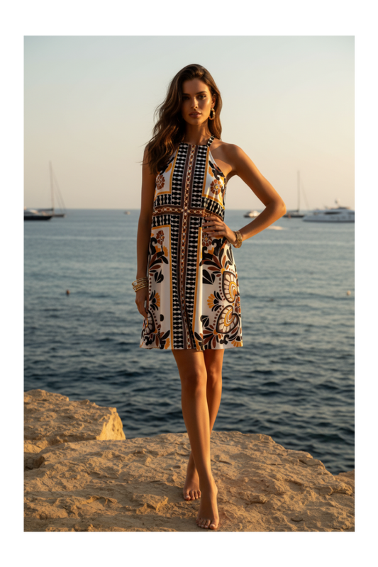 Halter Dress Capri