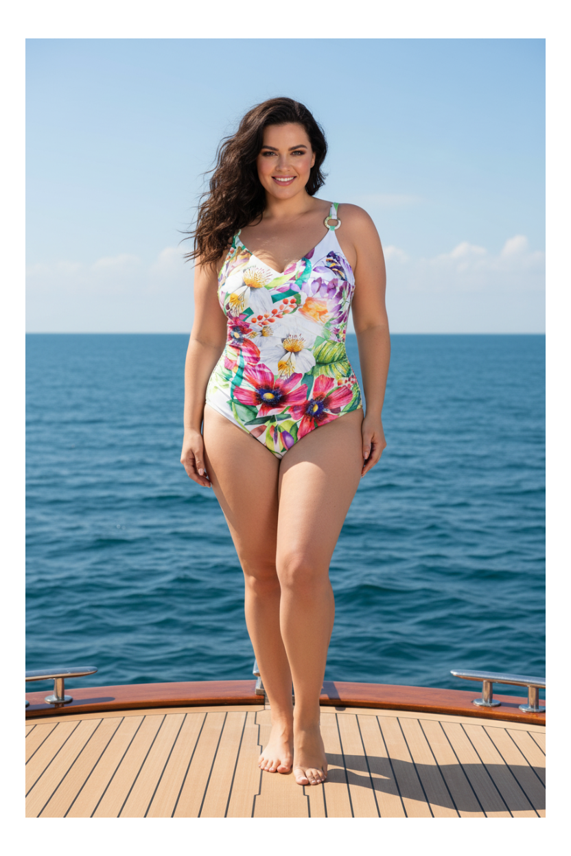 Intero floreale acquarello anelli - Yacht