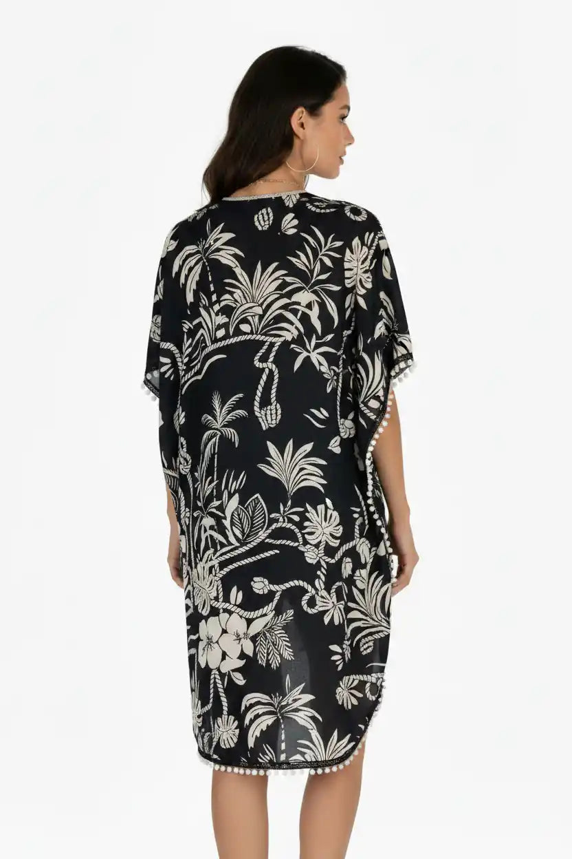 Kaftan corto dietro