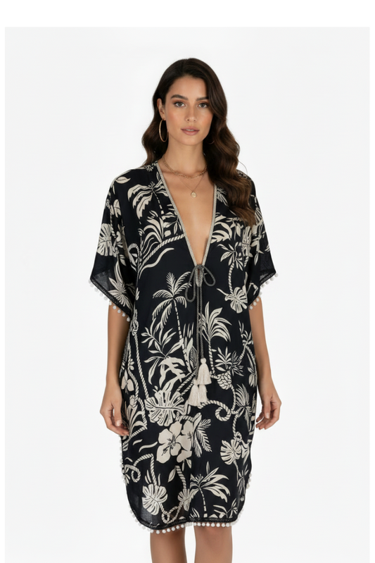 Kaftan corto frontale