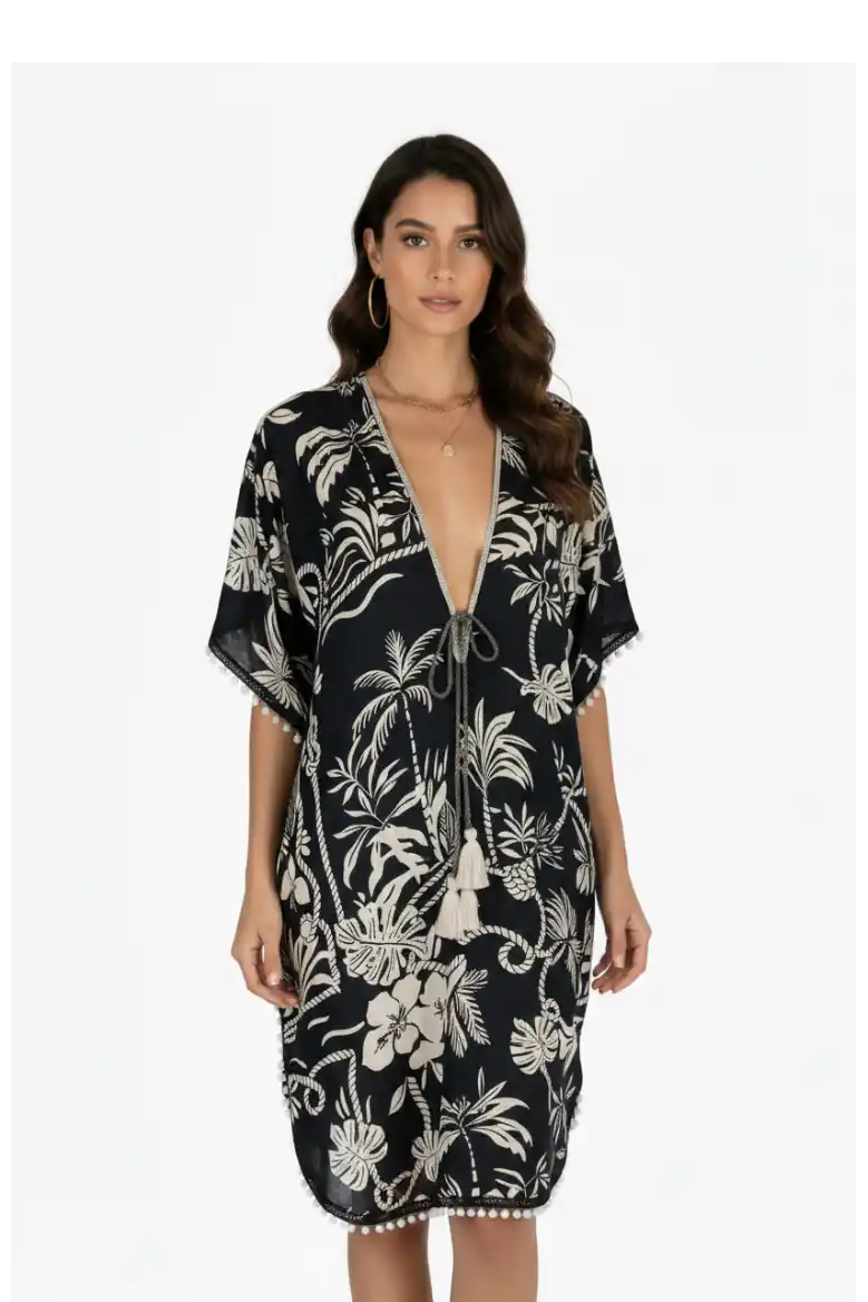 Kaftan corto frontale