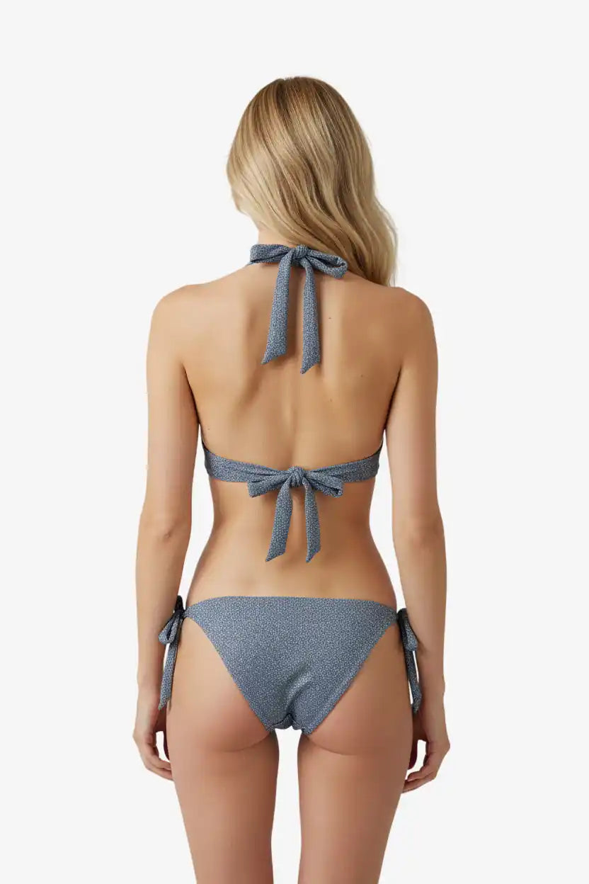 Posteriore v3 - Bikini Bralette Blu Lurex