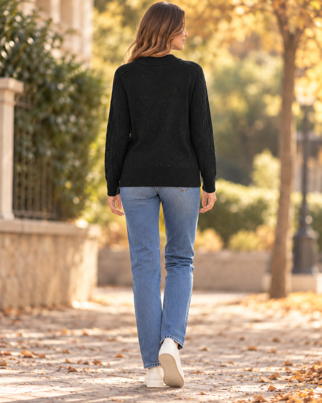 Cardigan Nero Iconique