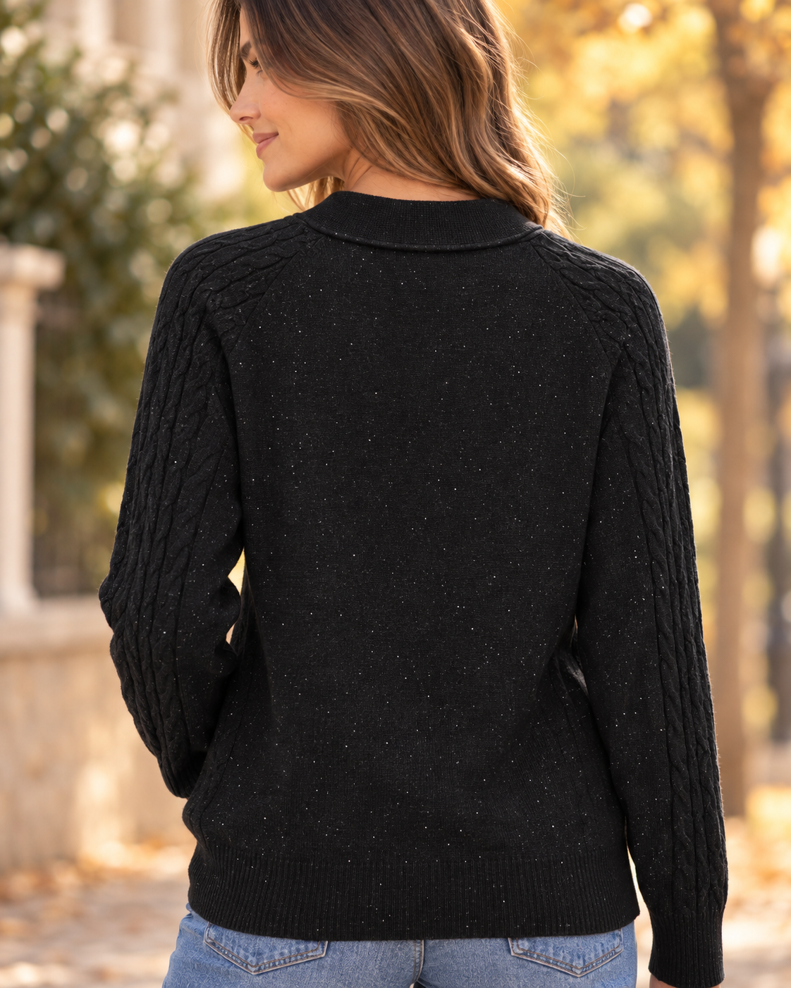Cardigan Nero Iconique