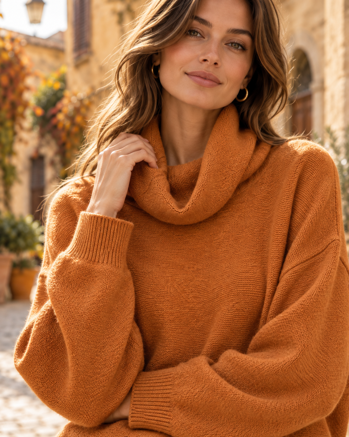 Maglione Collo Alto