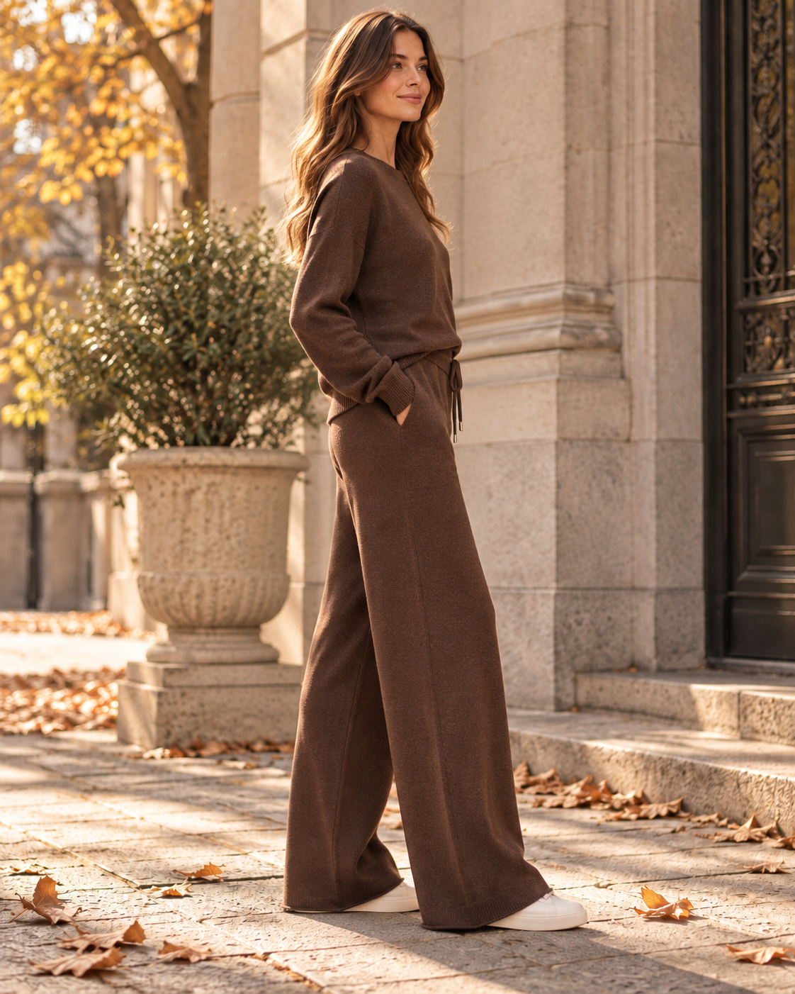 Maglione Over Girocollo