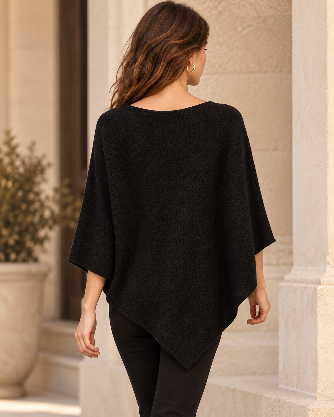 Poncho Girocollo