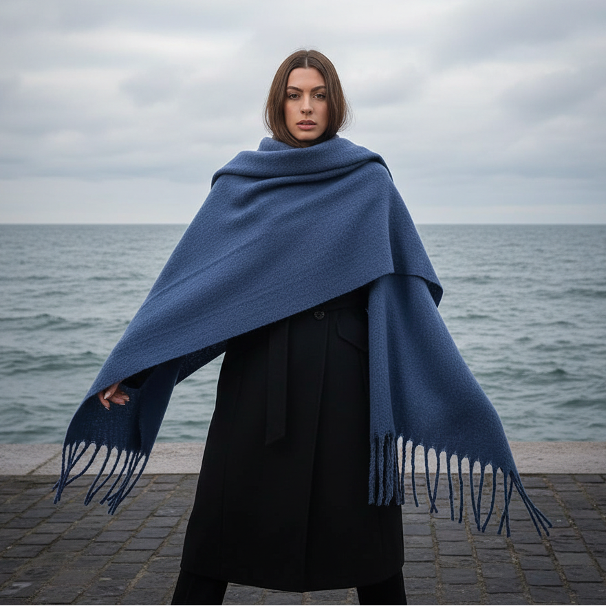 Stola Blu Denim Porto