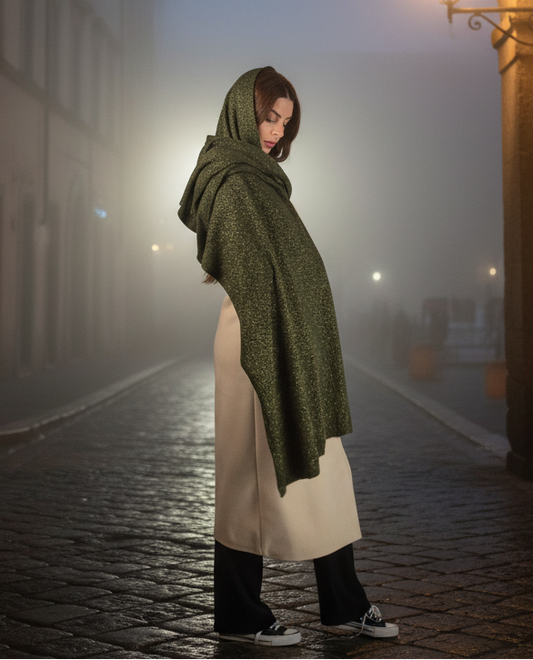 Stola Verde Lurex Arco