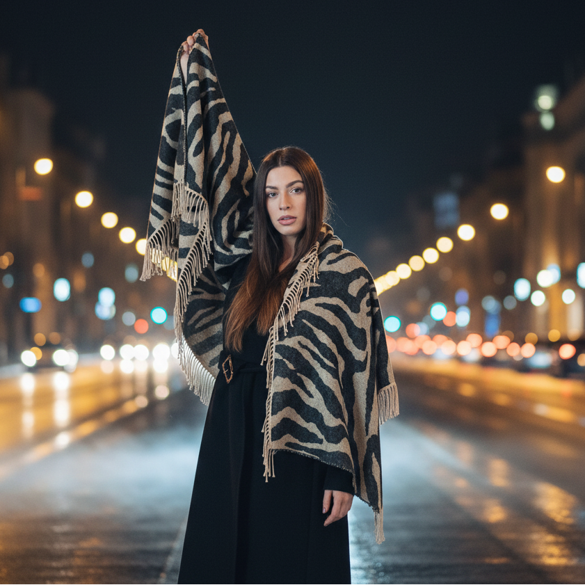 Stola Zebra Sera Città