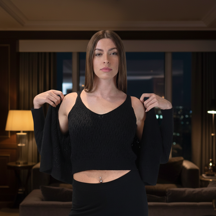Top Crop Nero
