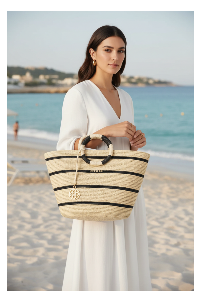 Tote Paglia Nera