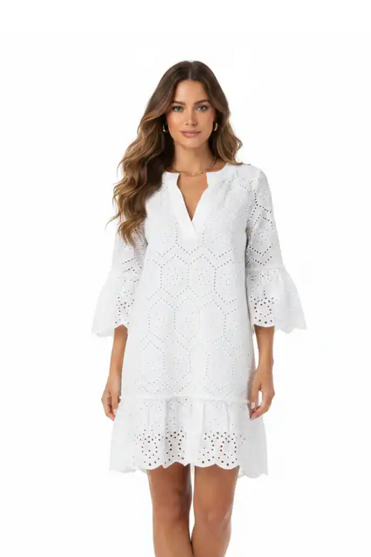 Vestito sangallo frontale